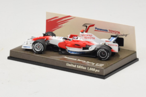 Toyota TF108 Panasonic #12 J. Trulli F1 2008 Minichamps 1:43 AM611513 Metalli — kuva 3 / 5