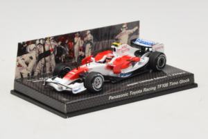 Toyota TF108 #17 T. Glock Panasonic Toyota Racing F1 2008 Minichamps 1:43 AM61152 Metalli — kuva 2 / 6