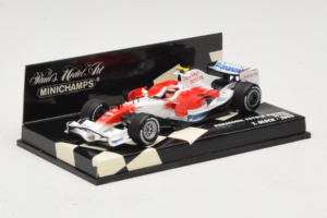 Toyota TF108 #11 T. Glock Panasonic Toyota Racing F1 2008 Minichamps 1:43 400080012 Metalli — kuva 2 / 5