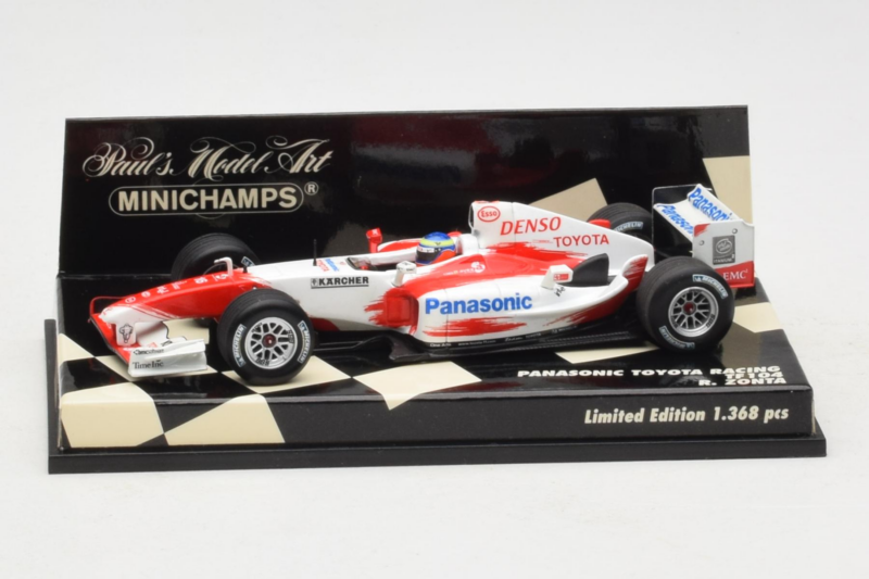 Toyota TF104 Panasonic #16 R. Zonta Panasonic Toyota Racing 2004 Minichamps 1:43 400040116 Metalli