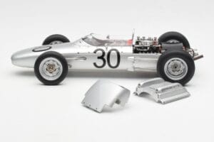 Porsche 804 #30 D. Gurney French Grand Prix 1962 AUTOart 1:18 86271 Metalli — kuva 3 / 6