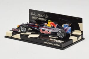 Red Bull Racing Renault RB5 #15 S. Vettel Showcar 2009 Minichamps 1:43 400090085 Metalli — kuva 3 / 5