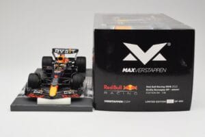 Red Bull RB18 #1 M. Verstappen Emilia Romagna GP 2022 Winner Minichamps 1:18 113220401 Hartsi — kuva 6 / 7