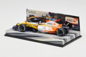 Renault R27 G. Fisichella / H. Kovalainen Showcar 2007 Minichamps 1:43 403070172 Metalli — kuva 3 / 5