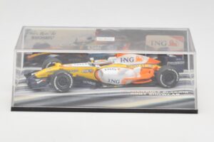 Renault R27 G. Fisichella / H. Kovalainen Showcar 2007 Minichamps 1:43 403070172 Metalli — kuva 5 / 5