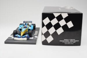 Renault F1 Team R25 #5 F. Alonso 3rd Place Brazil GP 2005 World Champion Minichamps 1:18 117051705 Metalli — kuva 6 / 7