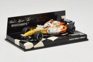 Renault R28 #6 Showcar 2008 Minichamps 1:43 400080076 Metalli — kuva 2 / 5