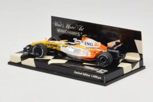 Renault R28 #6 Showcar 2008 Minichamps 1:43 400080076 Metalli — kuva 3 / 5