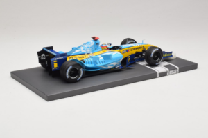 Renault R25 #5 F. Alonso 2nd Place Belgian GP 2005 Minichamps 1:18 117051605 Metalli — kuva 3 / 7