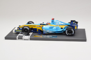 Renault R25 #5 F. Alonso 2nd Place Belgian GP 2005 Minichamps 1:18 117051605 Metalli