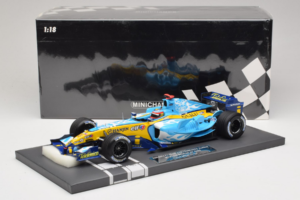Renault R25 #5 F. Alonso 2nd Place Belgian GP 2005 Minichamps 1:18 117051605 Metalli — kuva 7 / 7