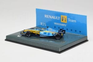 Renault R25 #1 F. Alonso F1 World Champion 2005 Minichamps 1:43 403050105 Metalli — kuva 3 / 4