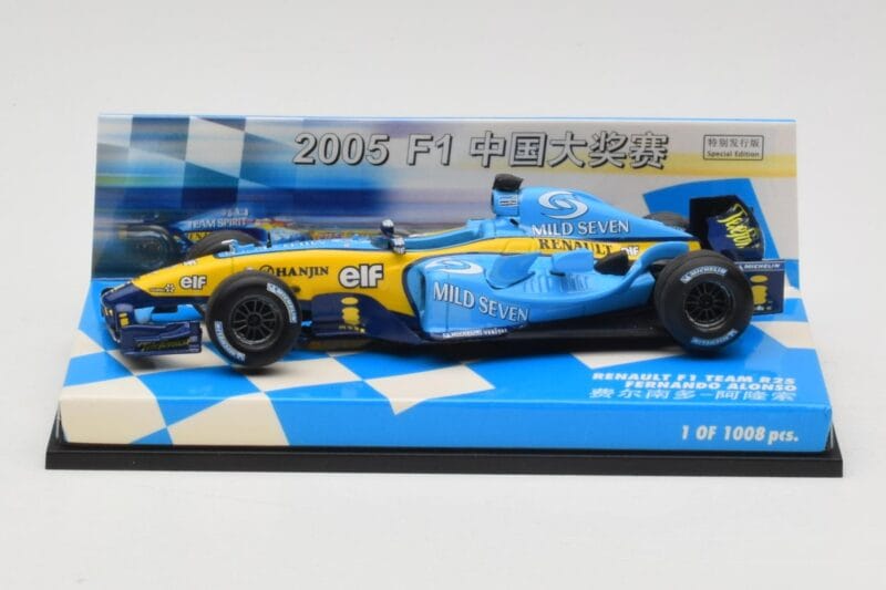 Renault R25 #5 F. Alonso Race Car 2005 Minichamps 1:43 403050025 Metalli