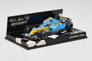 Renault R26 H. Kovalainen F1 Test Car 2006 Minichamps 1:43 400060041 Metalli — kuva 2 / 5
