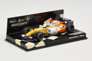 Renault R27 #3 G. Fisichella Renault F1 Team Showcar 2007 Minichamps 1:43 400070073 Metalli — kuva 2 / 5