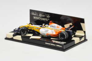Renault R27 #3 G. Fisichella Renault F1 Team Showcar 2007 Minichamps 1:43 400070073 Metalli — kuva 3 / 5