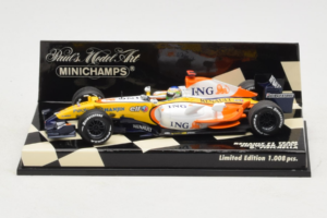 Renault R27 #3 G. Fisichella Renault F1 Team Showcar 2007 Minichamps 1:43 400070073 Metalli