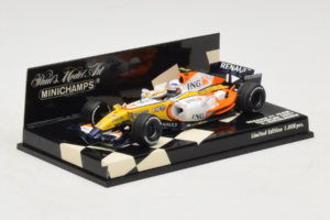 Renault R27 #4 H. Kovalainen Renault F1 Team Showcar 2007 Minichamps 1:43 400070074 Metalli — kuva 2 / 5