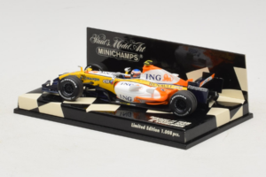 Renault R27 #4 H. Kovalainen Renault F1 Team Showcar 2007 Minichamps 1:43 400070074 Metalli — kuva 3 / 5