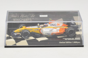 Renault R27 #4 H. Kovalainen Renault F1 Team Showcar 2007 Minichamps 1:43 400070074 Metalli — kuva 4 / 5