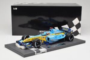 Renault R25 #5 F. Alonso San Marino GP Winner 2005 Minichamps 1:18 117050405 Hartsi — kuva 7 / 7