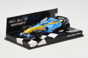 Renault R25 #6 G. Fisichella Renault F1 Team Showcar 2005 Minichamps 1:43 400050076 Metalli — kuva 2 / 5