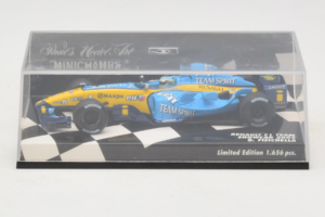 Renault R25 #6 G. Fisichella Renault F1 Team Showcar 2005 Minichamps 1:43 400050076 Metalli — kuva 4 / 5