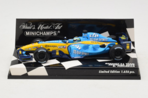Renault R25 #6 G. Fisichella Renault F1 Team Showcar 2005 Minichamps 1:43 400050076 Metalli