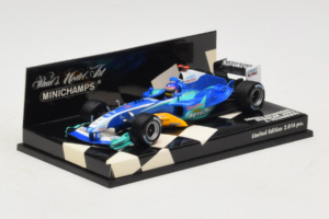 Sauber C24 Petronas #11 J. Villeneuve Sauber Petronas F1 Team Showcar 2005 Minichamps 1:43 400050081 Metalli — kuva 2 / 5