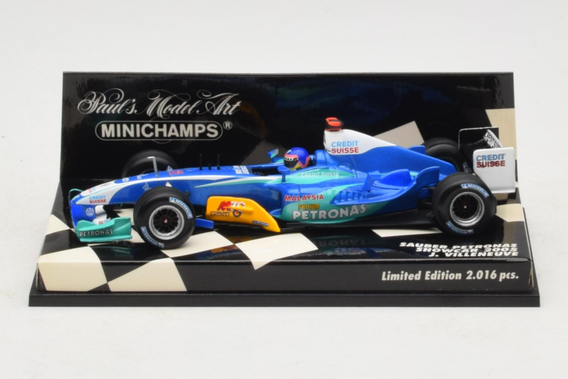 Sauber C24 Petronas #11 J. Villeneuve Sauber Petronas F1 Team Showcar 2005 Minichamps 1:43 400050081 Metalli
