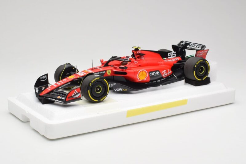 Scuderia Ferrari SF-23 #55 C. Sainz Belgian GP 2023 BBR 1:18 BBR231855C Metalli