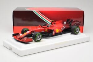 Scuderia Ferrari SF21 #55 C. Sainz Emilia Romagna GP 2021 BBR 1:18 BBR211855 Metalli — kuva 7 / 7