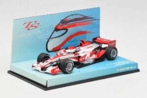 Super Aguri Honda SA07 #22 T. Sato Race Car 2007 Minichamps 1:43 518074322 Metalli — kuva 2 / 5