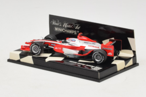 Super Aguri SA08 Honda #18 T. Sato F1 2008 Minichamps 1:43 400080018 Metalli — kuva 3 / 5