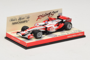Super Aguri SA07 T. Sato F1 Showcar 2007 Minichamps 1:43 403080092 Metalli — kuva 2 / 5