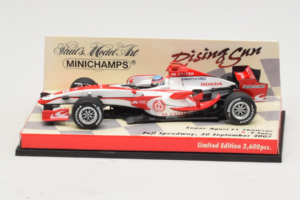 Super Aguri SA07 T. Sato F1 Showcar 2007 Minichamps 1:43 403080092 Metalli