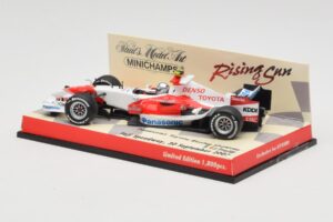 Toyota TF107 #12 J. Trulli Showcar 2007 Minichamps 1:43 403070082 Metalli — kuva 3 / 5