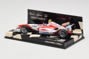 Toyota TF104 Panasonic Racing #0 R. Zonta 3rd Driver 2004 Minichamps 1:43 400040038 Metalli — kuva 3 / 5