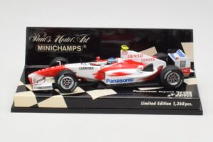 Toyota TF104 Panasonic Racing #0 R. Zonta 3rd Driver 2004 Minichamps 1:43 400040038 Metalli