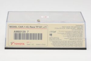 Toyota TF108 Showcar J. Trulli 2008 Minichamps 1:43 AM601297 Metalli — kuva 4 / 5
