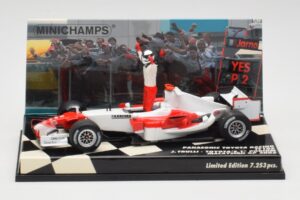 Toyota TF105 #16 J. Trulli Malaysia GP Podium 2005 Minichamps 1:43 400050116 Metalli
