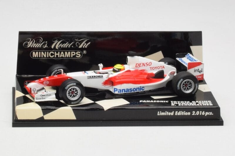 Toyota TF105 Panasonic Racing R. Schumacher Showcar 2005 Minichamps 1:43 400050087 Metalli