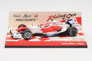 Toyota TF107 #12 J. Trulli F1 2007 Minichamps 1:43 403080081 Metalli