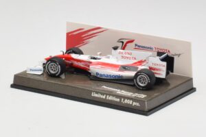 Toyota TF109 Panasonic Toyota Racing #9 J. Trulli F1 2009 Minichamps 1:43 AM621323 Metalli — kuva 3 / 5