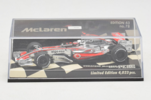 McLaren MP4-22 Mercedes #1 F. Alonso Vodafone McLaren Showcar F1 2007 Minichamps 1:43 530074371 Metalli — kuva 4 / 5
