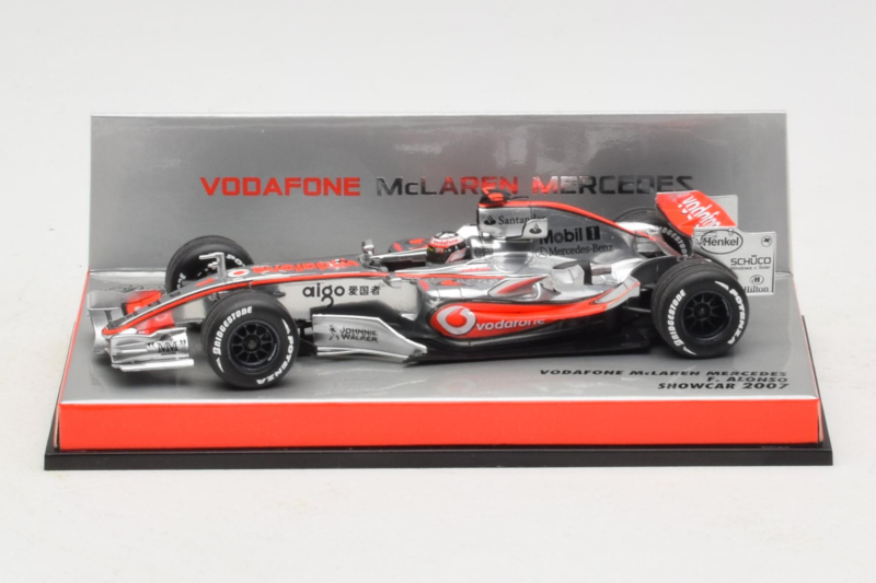 McLaren MP4-22 Mercedes #1 F. Alonso Vodafone McLaren Showcar F1 2007 Minichamps 1:43 533074371 Metalli