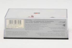 McLaren MP4-22 Mercedes #1 F. Alonso Vodafone McLaren Showcar F1 2007 Minichamps 1:43 533074371 Metalli — kuva 5 / 5