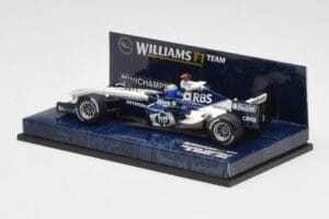Williams FW27 BMW #7 M. Webber F1 2005 Minichamps 1:43 400050007 Metalli — kuva 3 / 5