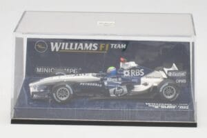 Williams FW27 BMW #7 M. Webber F1 2005 Minichamps 1:43 400050007 Metalli — kuva 5 / 5