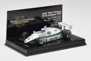 Williams FW08 #6 K. Rosberg F1 World Champion 1982 Minichamps 1:43 436820106 Metalli — kuva 3 / 4